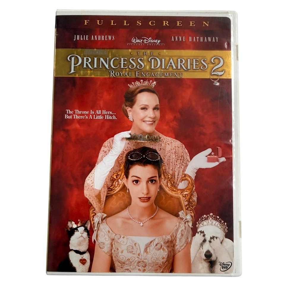 The Princess Diaries 2 Royal Engagement DVD Anne Hathaway‎ Julie Andrews Disney